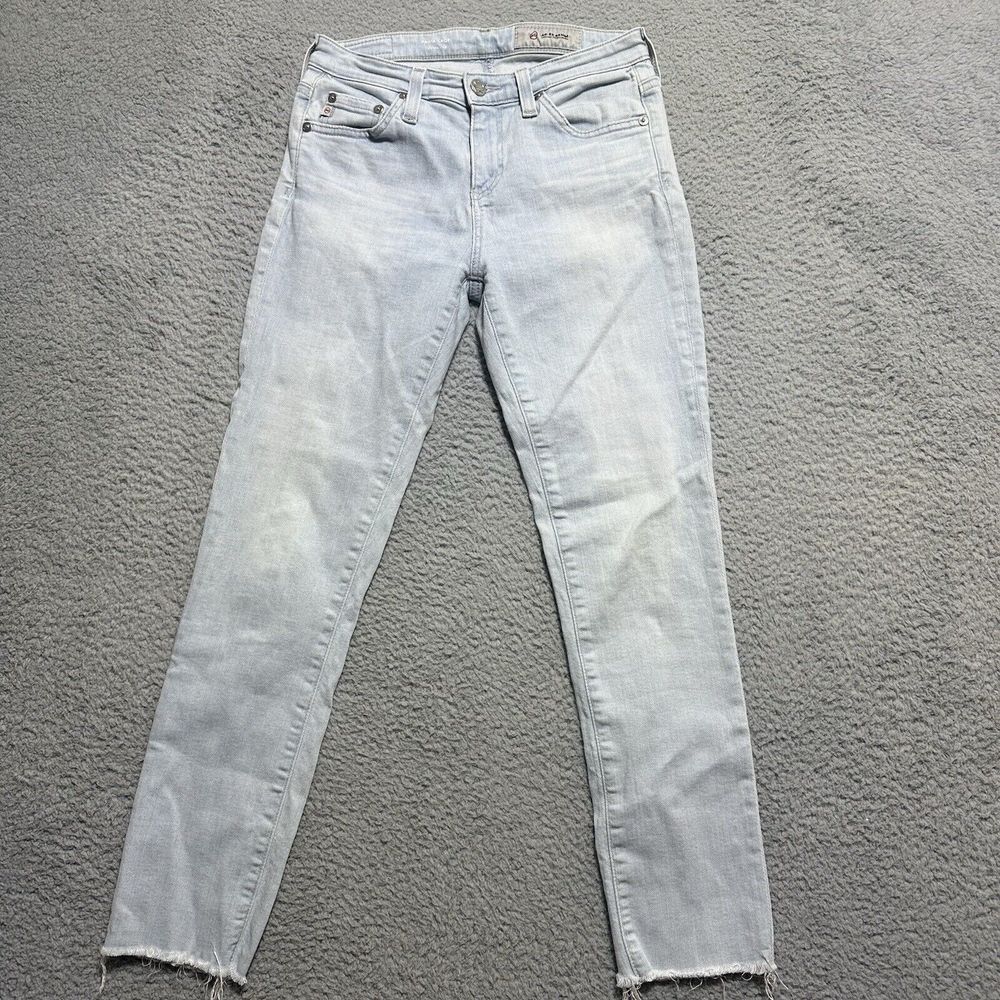 AG Adriano Goldschmied Size 25 The Prima Crop Mid Rise Cigarette Leg Jeans